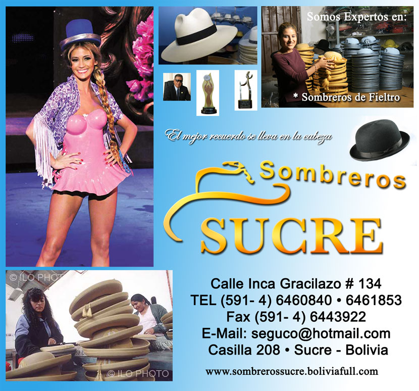 sombreros sucre